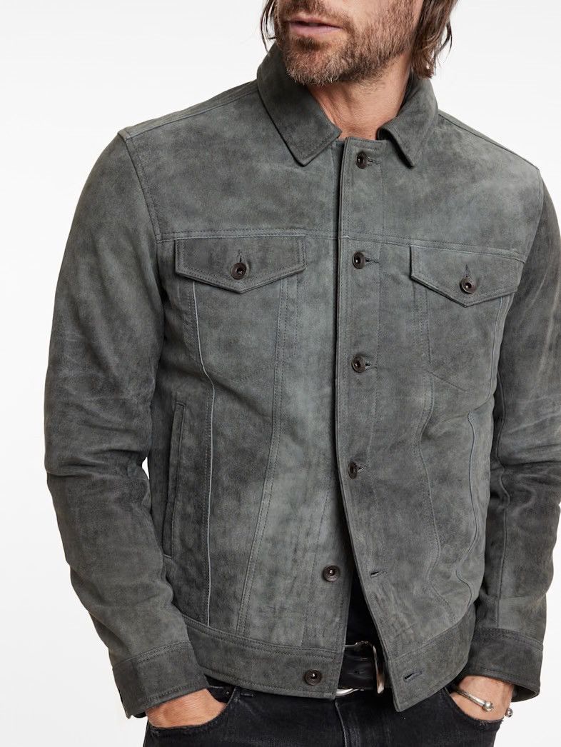 John Varvatos Andrew Trucker Jacket EU 50 USA 40 Size US M / EU 48-50 / 2 - 6 Thumbnail