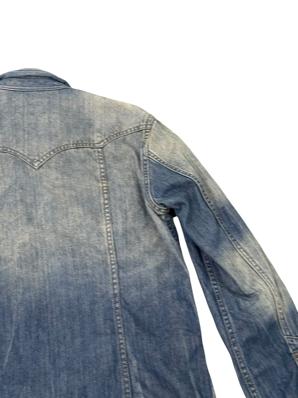 Japanese Brand Western Denim Shirt Nicole Club Japan Faded Slim 5🟩9 Size US S / EU 44-46 / 1 - 12 Thumbnail