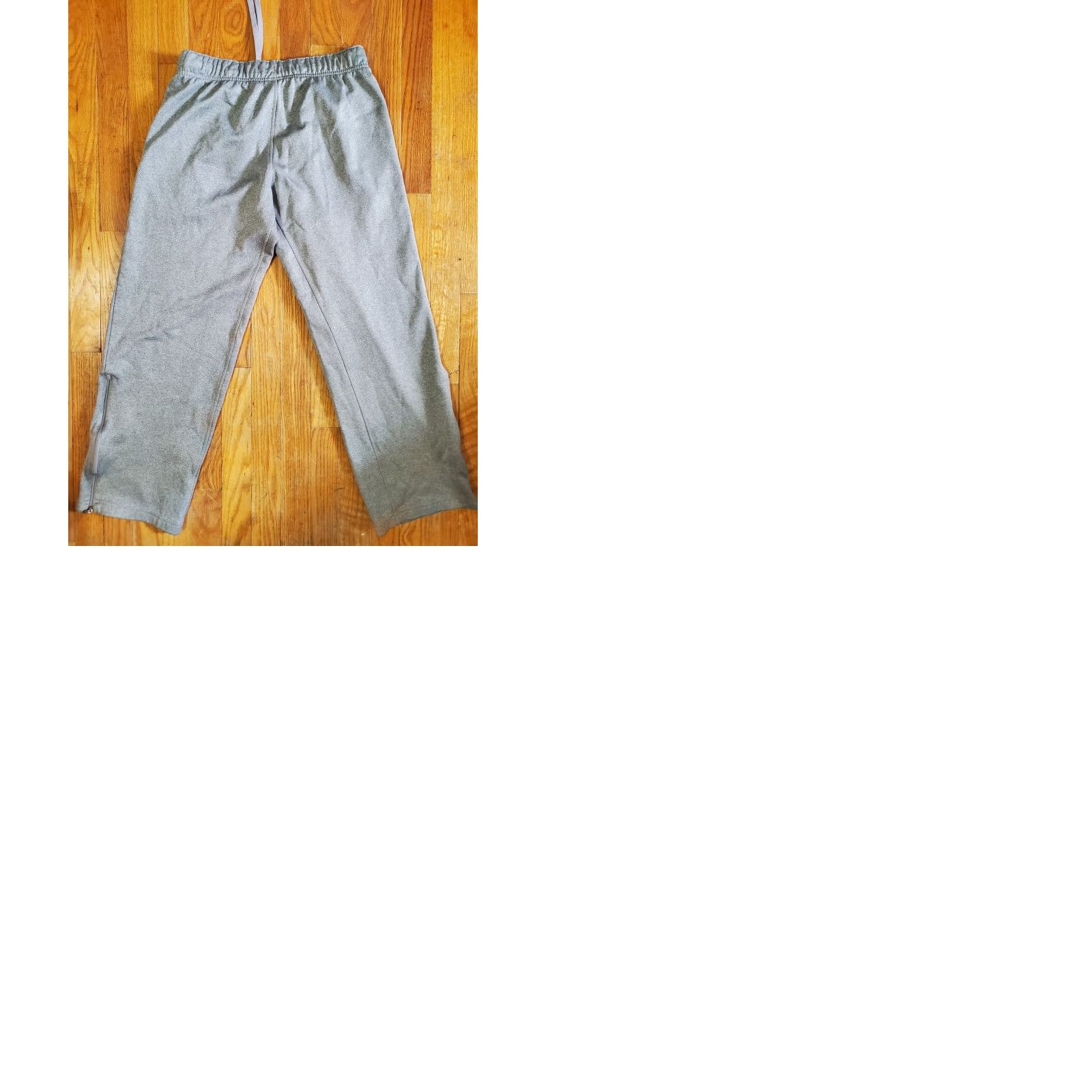 Nike Nike Therma Fit Pants Mens Size M Activewear Fleece Gray 424171-063 Pockets Adjustable Waist Size US 31 - 9 Thumbnail