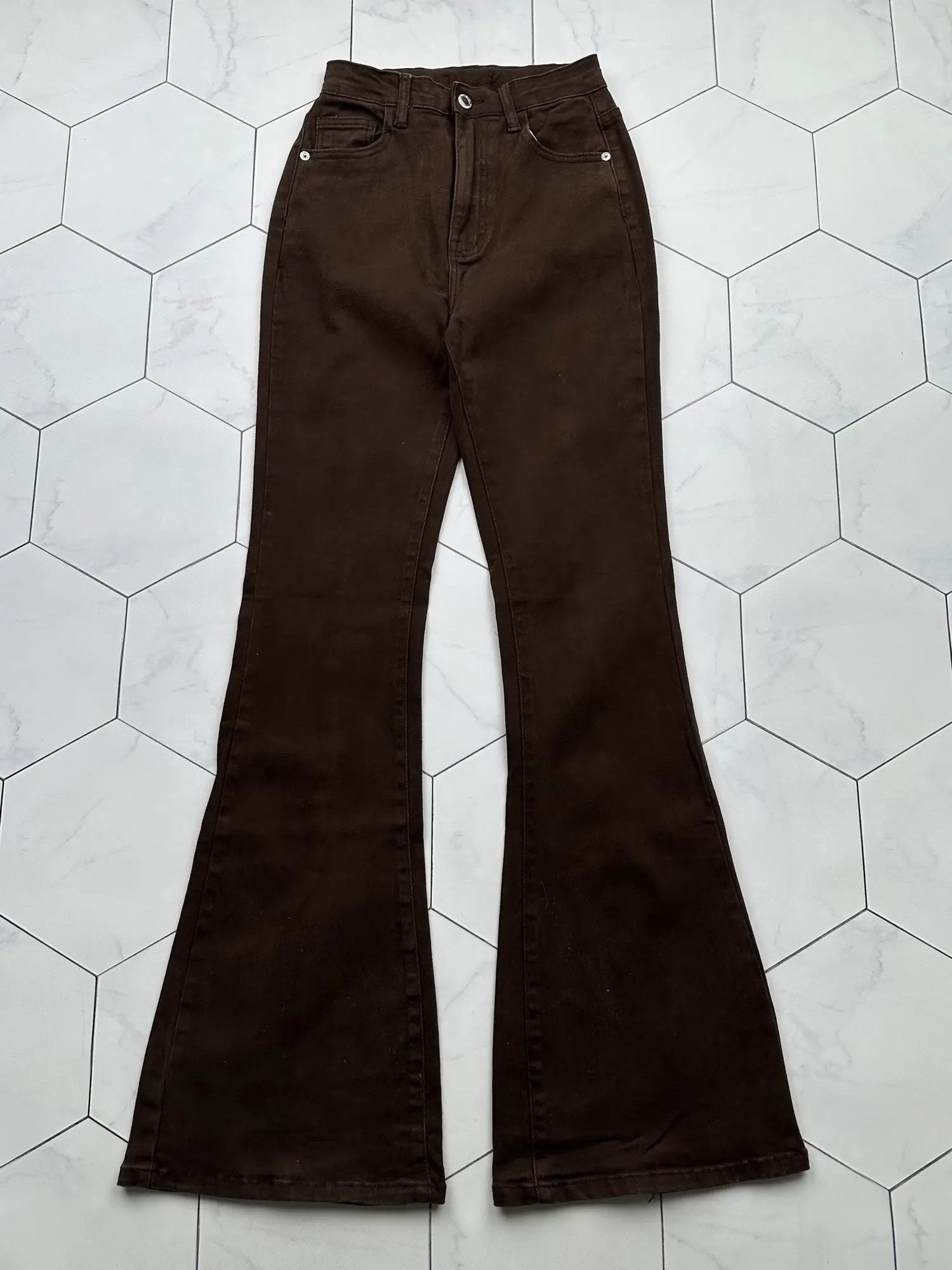 Japanese Brand Vintage Flare Jeans (B489)E2 Size 25" / US 0 / IT 36 - 1 Thumbnail