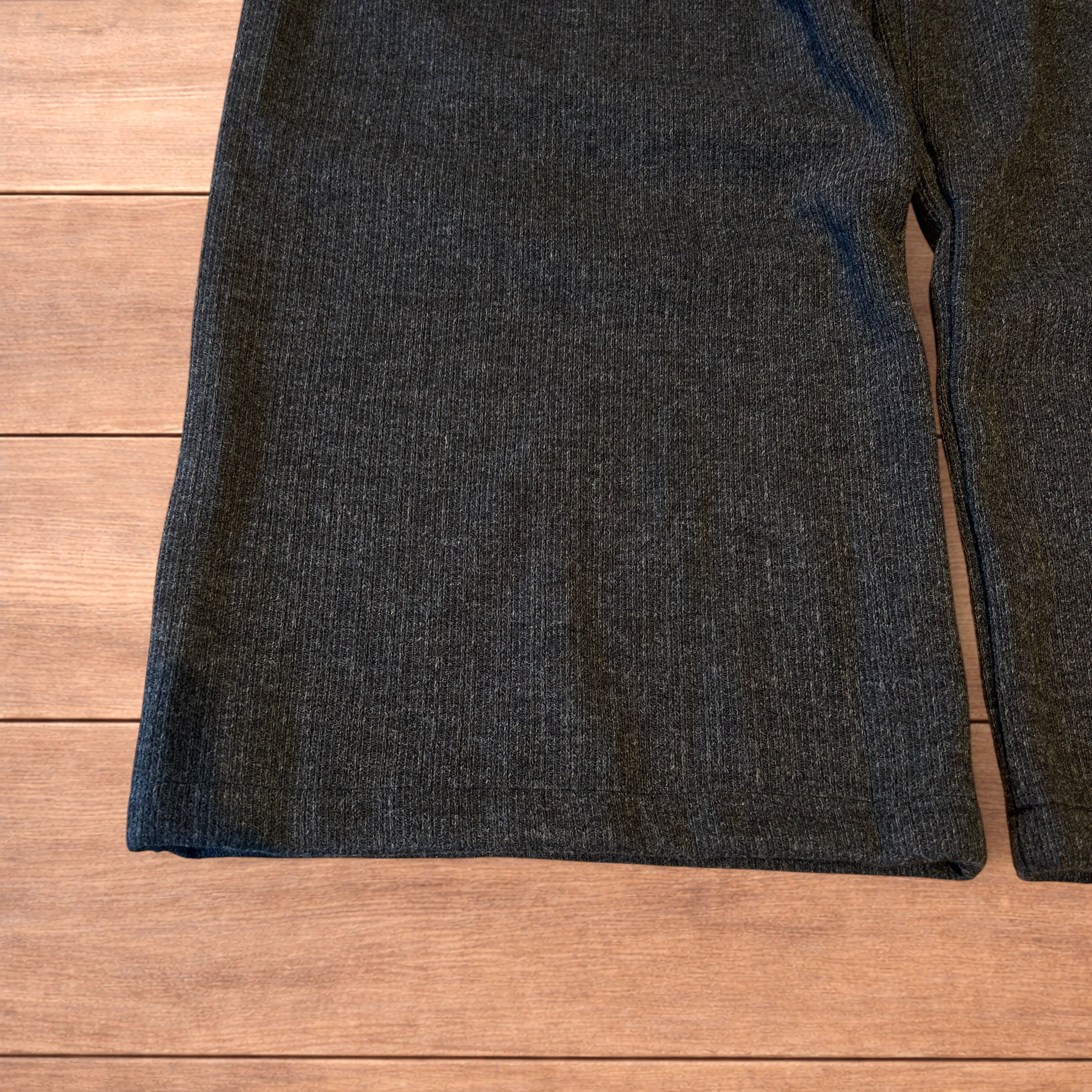 Japanese Brand Vintage style baggy tailored wool pleated trousers in grey. Size US 34 / EU 50 - 5 Thumbnail