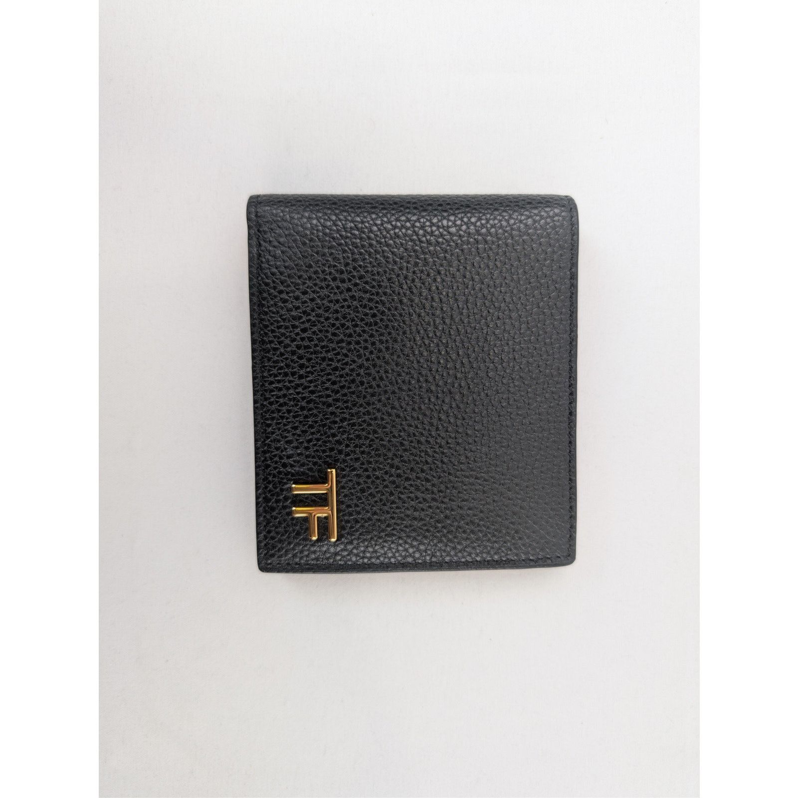Tom Ford o1rshd1 Size: OS / Grained Leather Bi-Fold Wallet in Black Size ONE SIZE - 2 Thumbnail