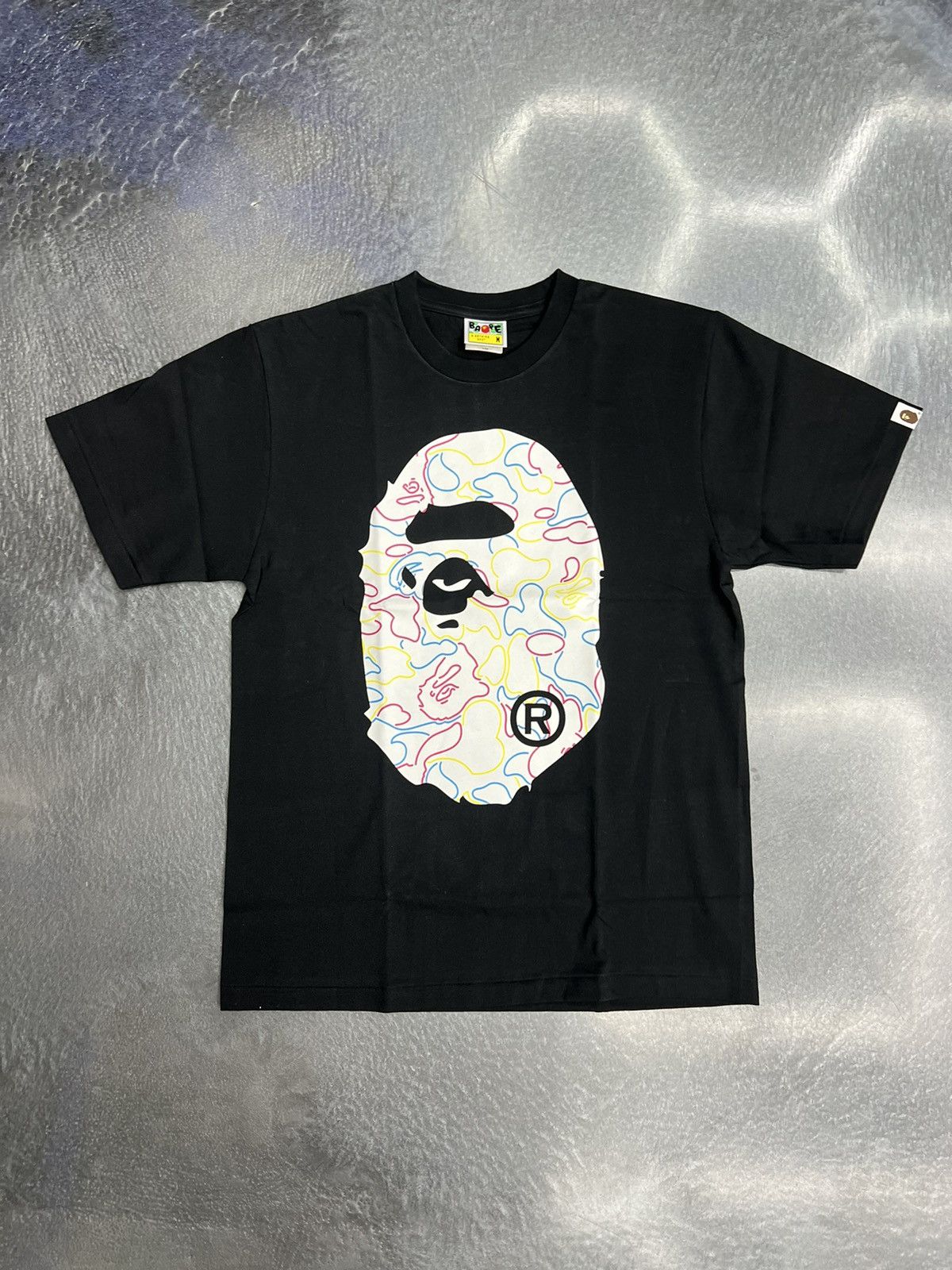 Bape Bape Neon Camo Big Ape Head T-Shirt Size US M / EU 48-50 / 2 - 1 Thumbnail