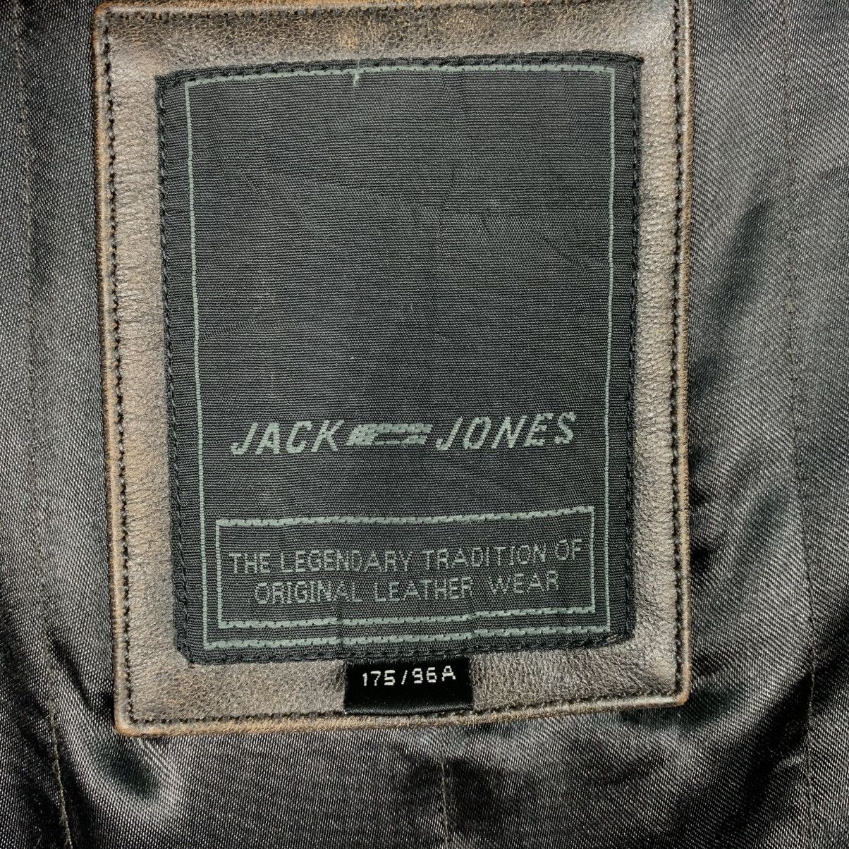Japanese Brand Vintage Jack And Jones Leather Jacket Size US M / EU 48-50 / 2 - 15 Thumbnail