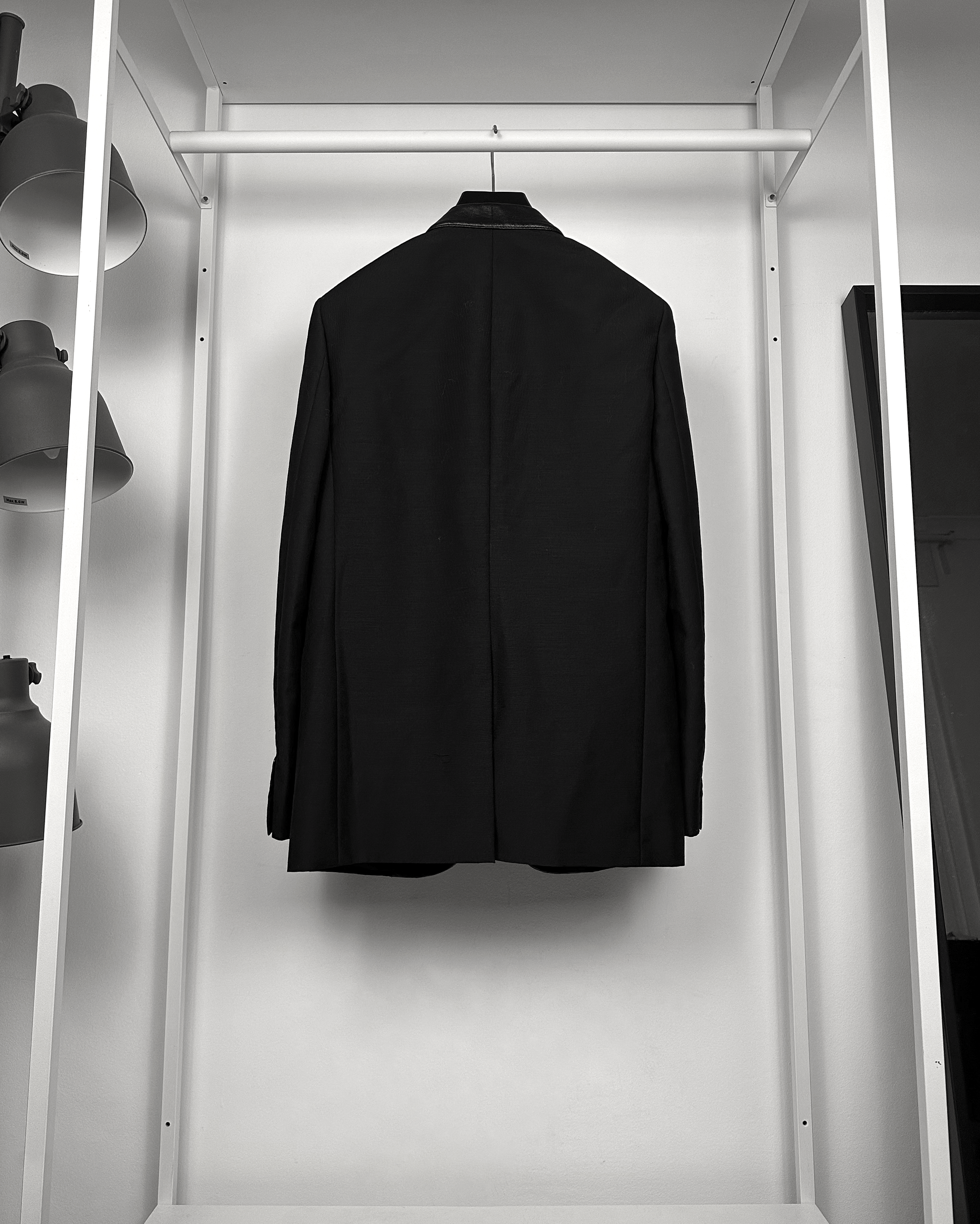 Saint Laurent Paris Saint Laurent Leather Collar Fringe Blazer Size US M / EU 48-50 / 2 - 2 Thumbnail