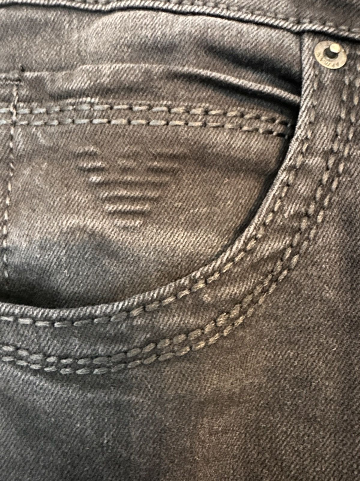 Armani Armani Jeans Slim Fit Denim Pants – W36 L34 – Grey / Black Size US 34 / EU 50 - 2 Thumbnail