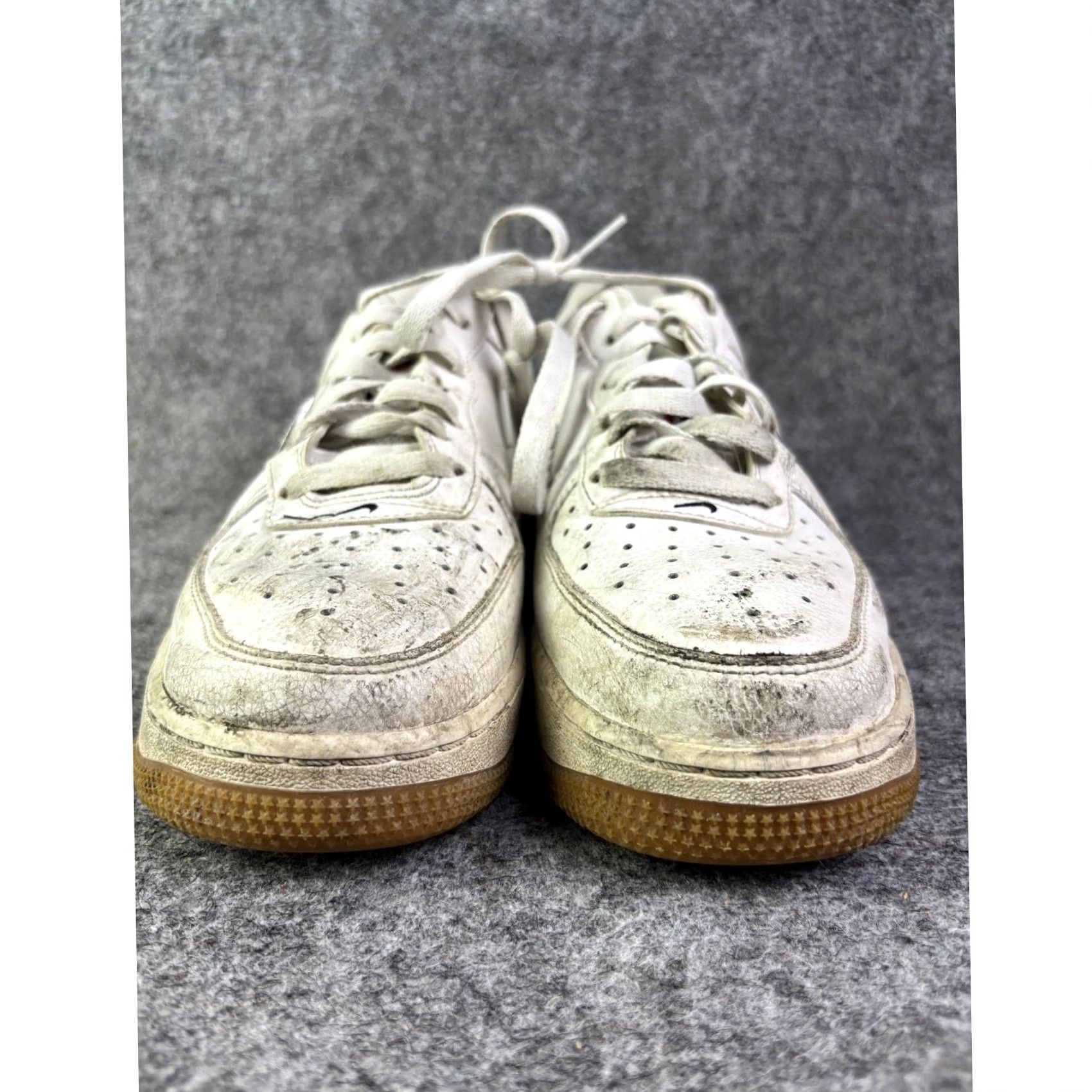 Nike Nike Air Force 1 07 LV8 NBA Mens 8.5 White Red Black Gum CT2298-101 Size US 8 / EU 41 - 2 Thumbnail