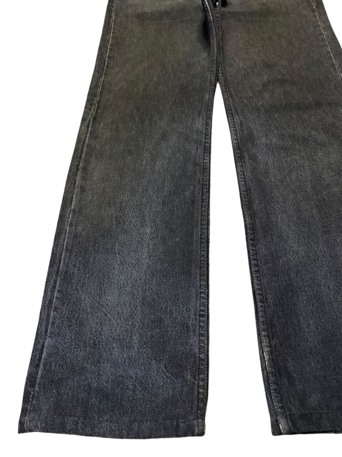 Vintage 90s Levis 501 Black Distressed Loose Jeans