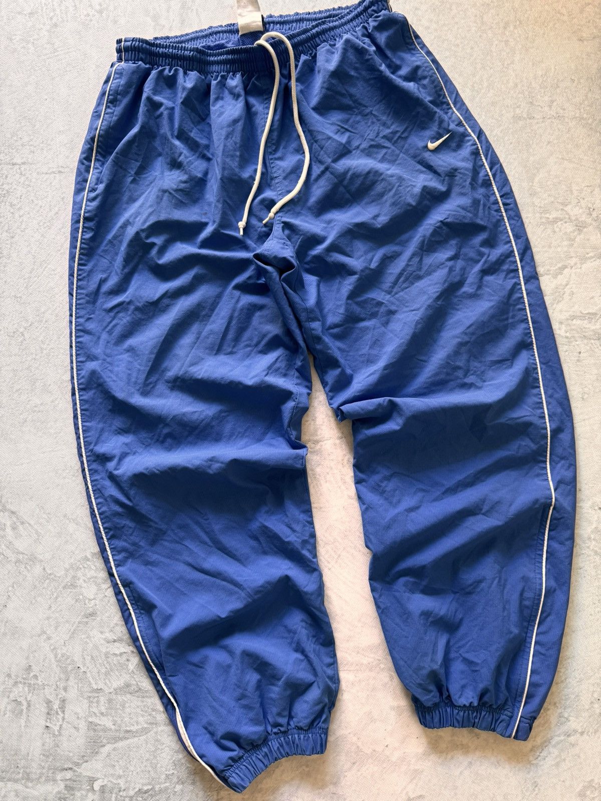 Nike × Vintage NIKE VINTAGE BASIC LOGO OVERSIZE BAGGY PANTS Size US 34 / EU 50 - 2 Thumbnail