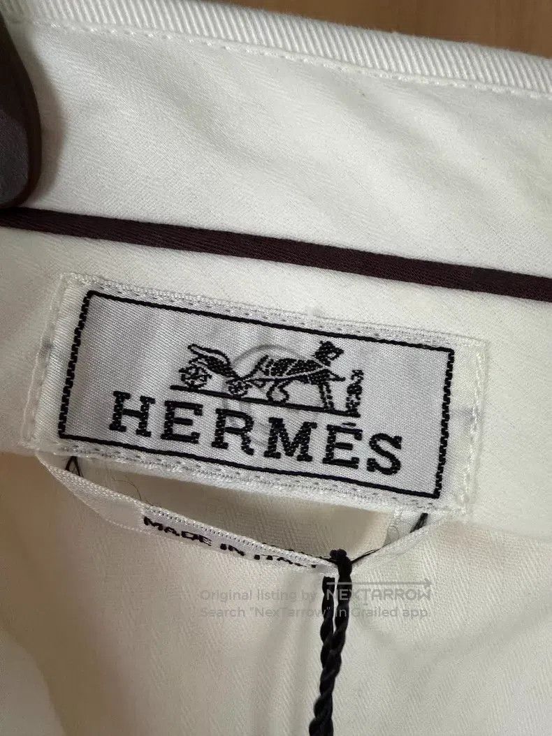Hermes Hermes Men's Spring and Autumn Gabardine Casual Pants Size US 40 / EU 56 - 5 Thumbnail
