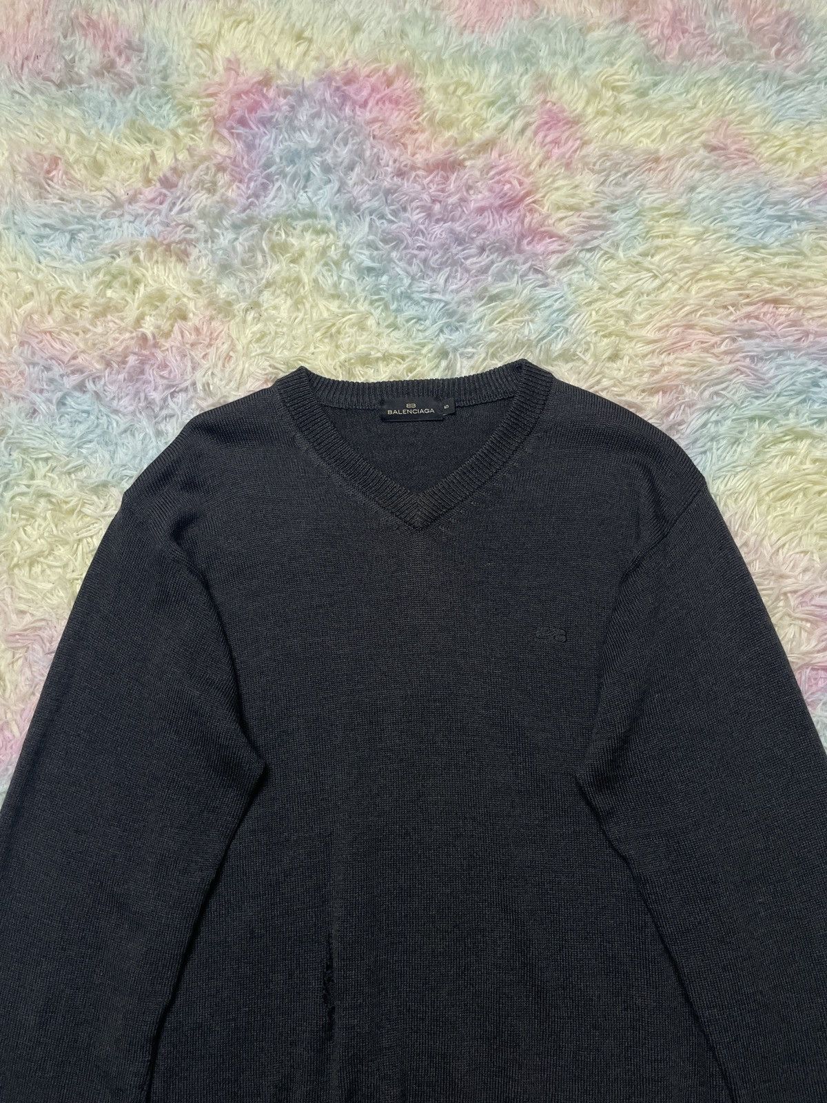Balenciaga × Vintage ‼️Hearing offer‼️ Balenciaga Sweatshirt Size US L / EU 52-54 / 3 - 4 Thumbnail