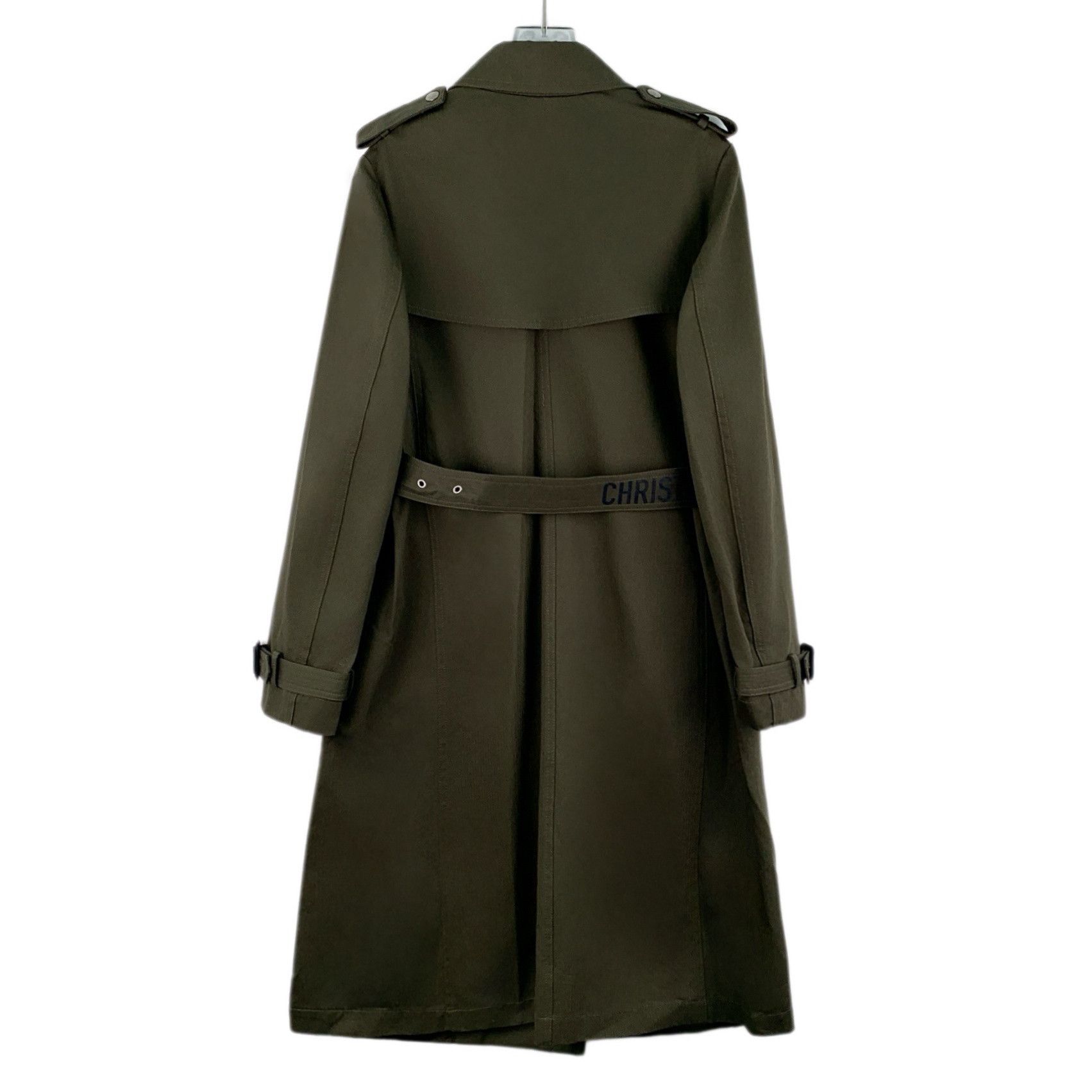 Dior Dior Cotton Trench Coat Dark Green (38) Size XS / US 0-2 / IT 36-38 - 2 Thumbnail