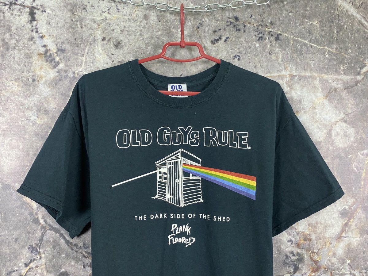 Vintage Men’s Old Guys Rule Plank Floored T-Shirt Size L Size US L / EU 52-54 / 3 - 2 Thumbnail