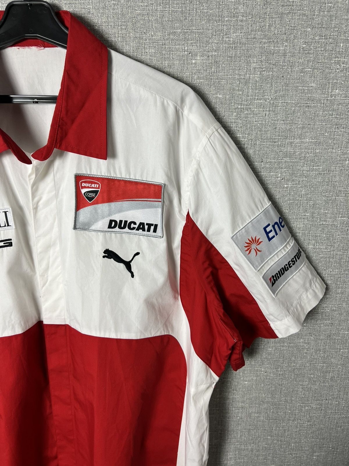 Puma Rare Puma Ducati AMG Racing Button Up Shirt Size US XL / EU 56 / 4 - 6 Thumbnail