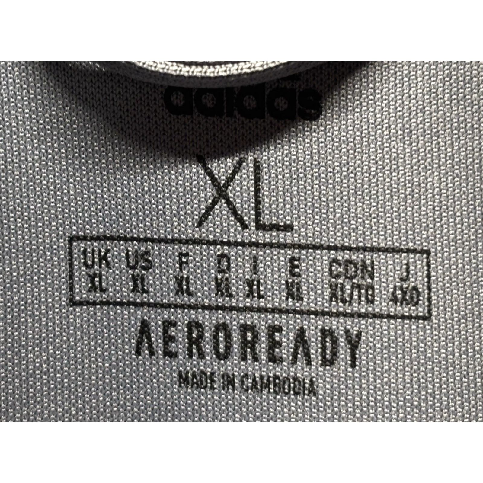 Adidas NEW! Adidas Aeroready Track Jacket Sz X-Large Mens Grey Full Zip Lightweight Size US XL / EU 56 / 4 - 5 Thumbnail