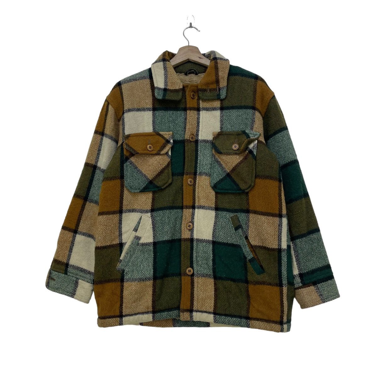 Flannel × Vintage Baverly Hills Flanel Checked Jacket Size US M / EU 48-50 / 2 - 1 Thumbnail