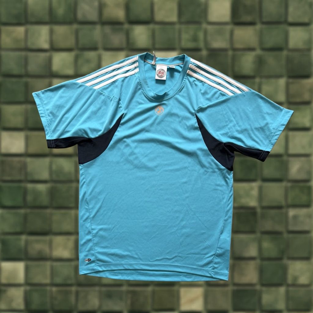 Adidas Adidas Roland Garros Tennis Sport Shirt Adult M Blue Clima 365 Mens Size US M / EU 48-50 / 2 - 1 Thumbnail