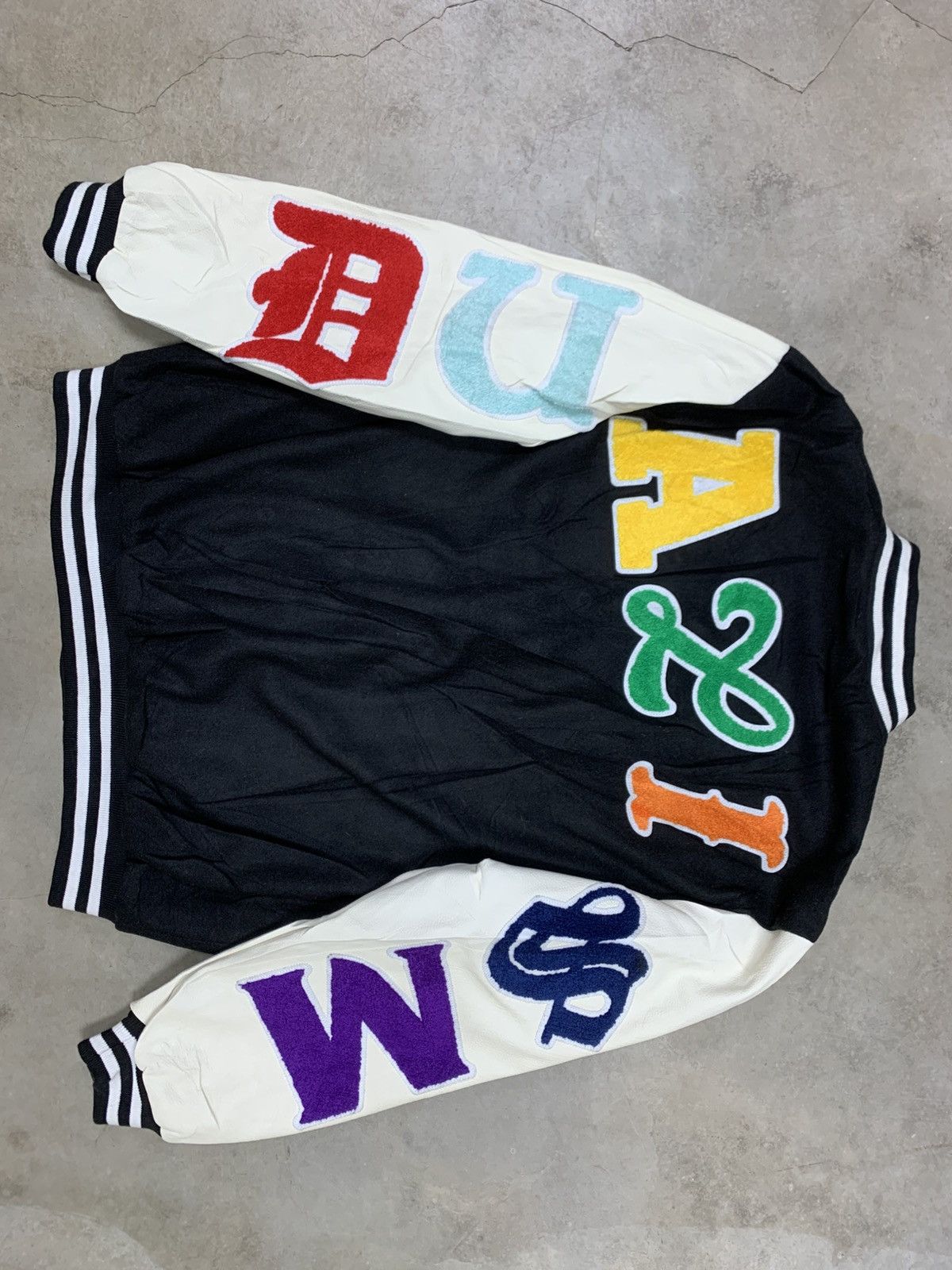 Dualism Multi Font Stadium Varsity Jacket