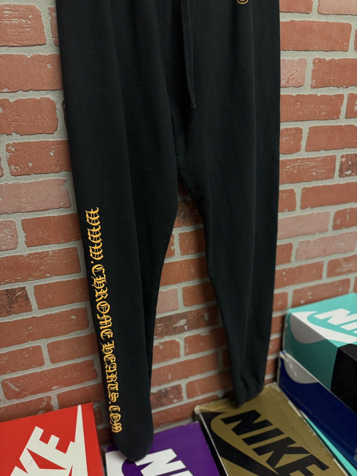 Chrome Hearts Chrome Hearts Website Exclusive Sweatpants Size L Black Size US 33 - 3 Thumbnail