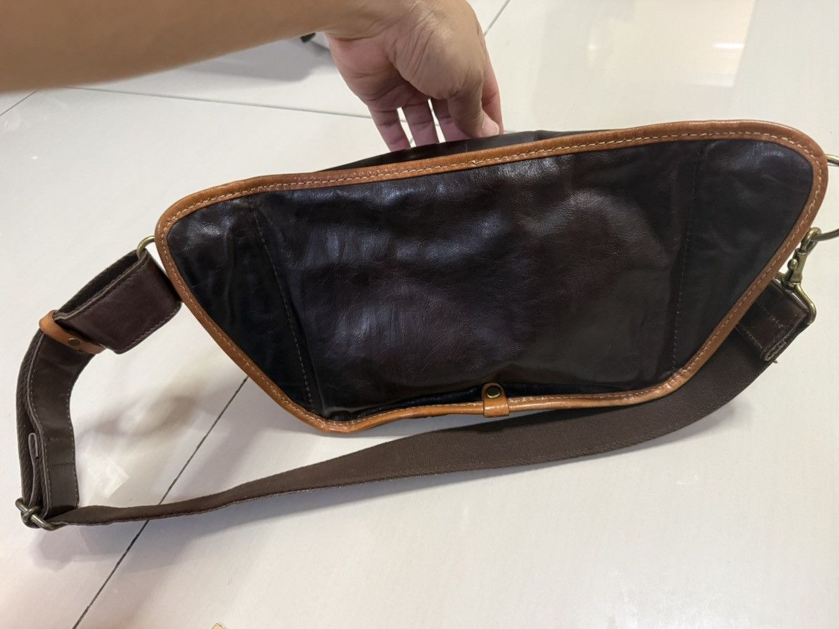 Japanese Brand Leather Waist Fanny bag AinSoph.JP Size ONE SIZE - 5 Thumbnail