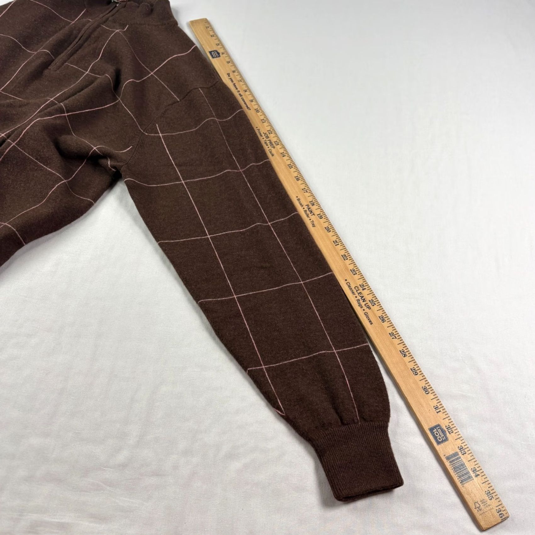 Peter Millar Peter Millar Sweater Men Large Brown 1/4 Zip Pullover Golf Stretch Cashmere Size US L / EU 52-54 / 3 - 6 Thumbnail