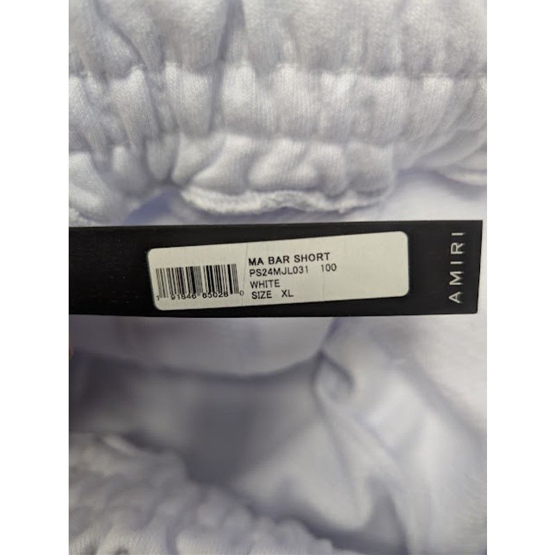 Amiri o1rshd1 MA Bar Watercolor Logo Short in White Size US 36 / EU 52 - 20 Thumbnail