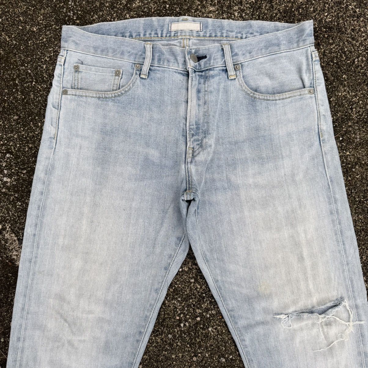 Japanese Brand VINTAGE JAPANESE BLUE DENIM STRAIGHT FADED JEAN PANTS Size US 34 / EU 50 - 3 Thumbnail