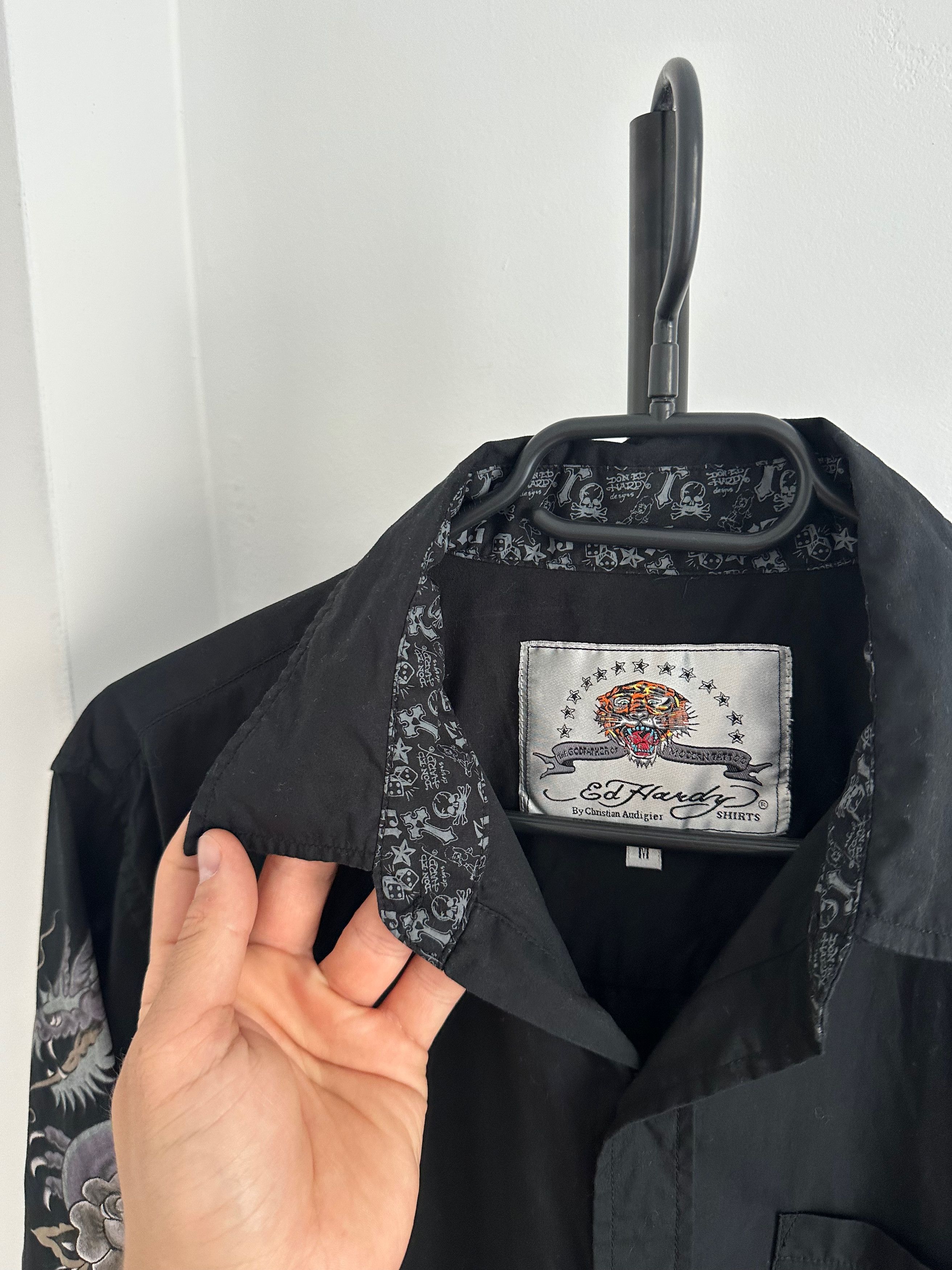 Ed Hardy ED HARDY eagle shirt long sleeve Y2K Size M / US 6-8 / IT 42-44 - 5 Thumbnail