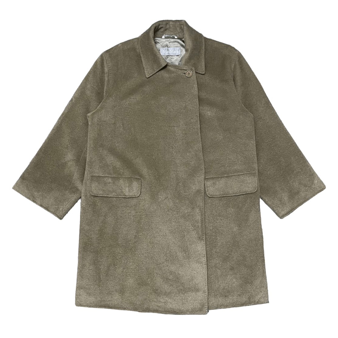 Max Mara Max Mara Made in Italy One Button Wool Coat Size S / US 4 / IT 40 - 1 Thumbnail