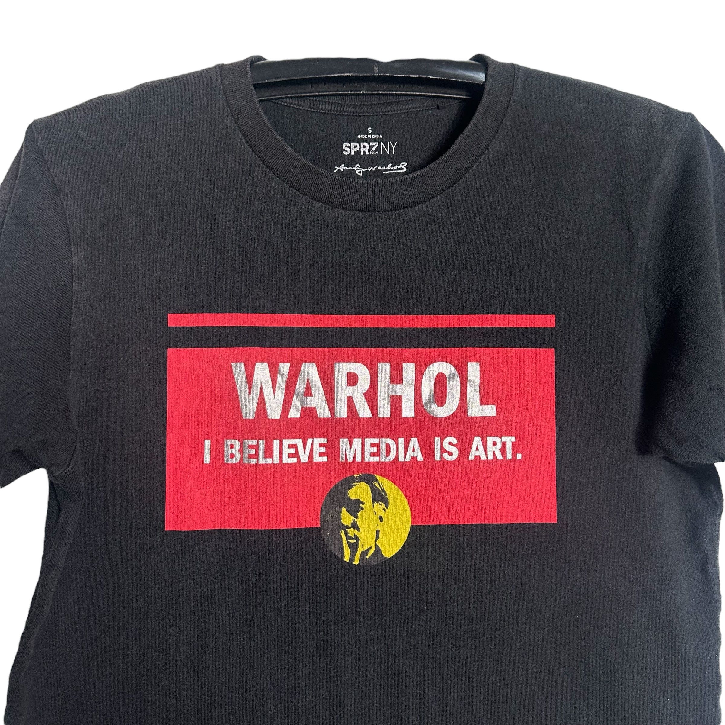 Andy Warhol × Uniqlo 🔥RARE🔥Andy Warhol I Believe Media Is Art T-shirt Size US M / EU 48-50 / 2 - 2 Thumbnail