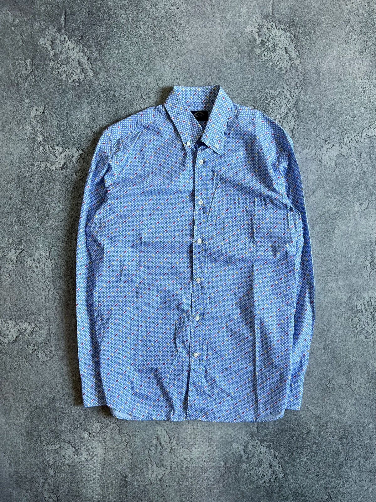 Paul & Shark Men’s Paul & Shark Yachting Long Sleeve Button Shirt Sz 41 Size US L / EU 52-54 / 3 - 1 Thumbnail