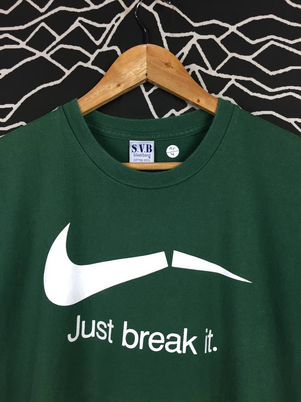 Vintage Vtg SVB Silverbang Just Break It Rip Off Nike Just Do It Tee Size US M / EU 48-50 / 2 - 3 Thumbnail