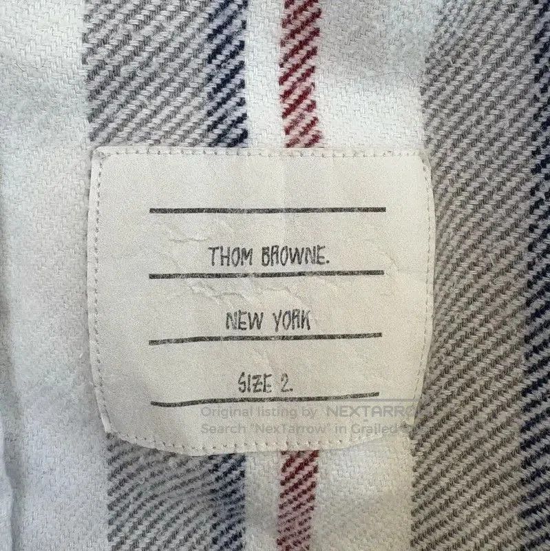 Thom Browne Thom Browne Men's Colorblock Striped Long Sleeve Shirt . Size US M / EU 48-50 / 2 - 7 Thumbnail