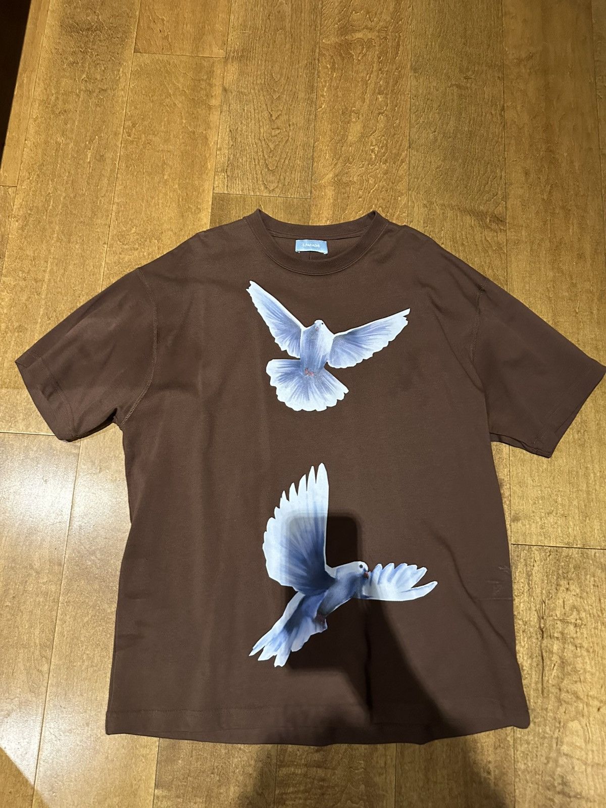 3.PARADIS freedom dove tshirt in brown