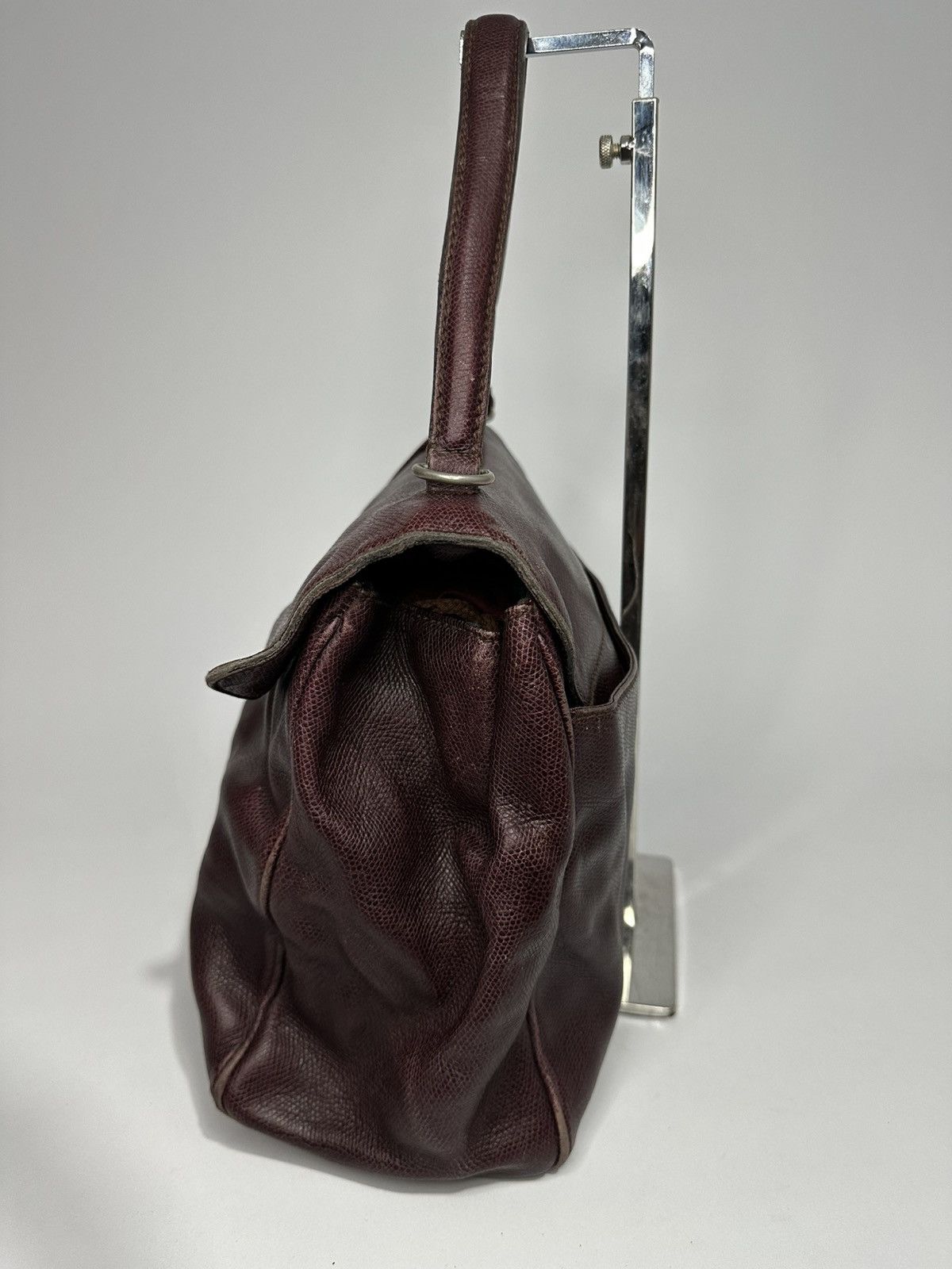 Jil Sander Vintage JIL SANDER Dark Burgundy Leather Handbag. Size ONE SIZE - 6 Thumbnail