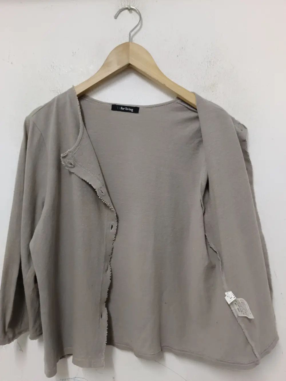 Yohji Yamamoto Yohji Yamamoto Y's For Living Cotton Cardigan Sweater Size US M / EU 48-50 / 2 - 2 Thumbnail