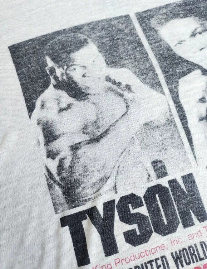 Vintage Vintage Tyrell Biggs vs Mike Tyson WBC 1987 t shirt Size US M / EU 48-50 / 2 - 6 Thumbnail