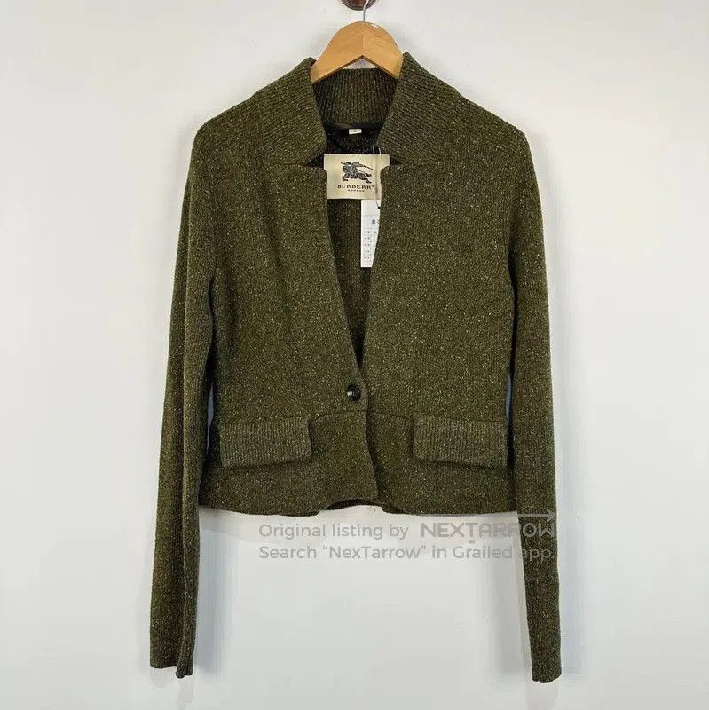 Burberry Burberry Military Green Wool Knit Sweater. Size M / US 6-8 / IT 42-44 - 1 Thumbnail