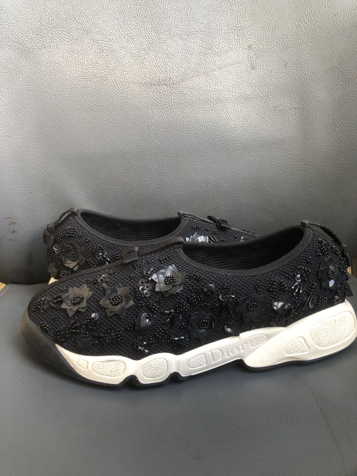Dior Christian Dior Black Mesh Women’s Sneakers Size 38 Size US 8 / IT 38 - 8 Thumbnail