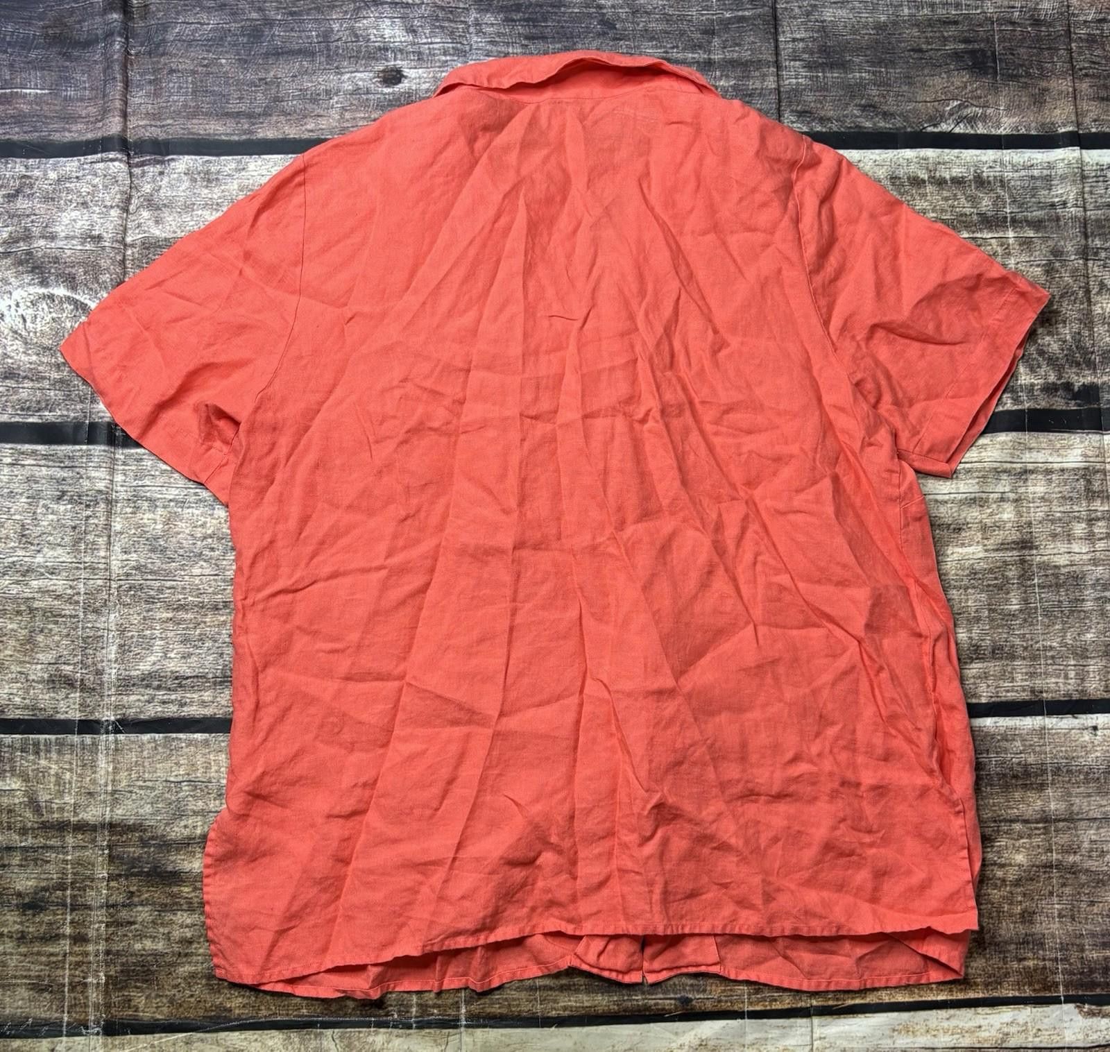 Saks Fifth Avenue Saks Fifth Avenue Salon Z Top Womens Size 14 Irish Linen Size XL / US 12-14 / IT 48-50 - 3 Thumbnail