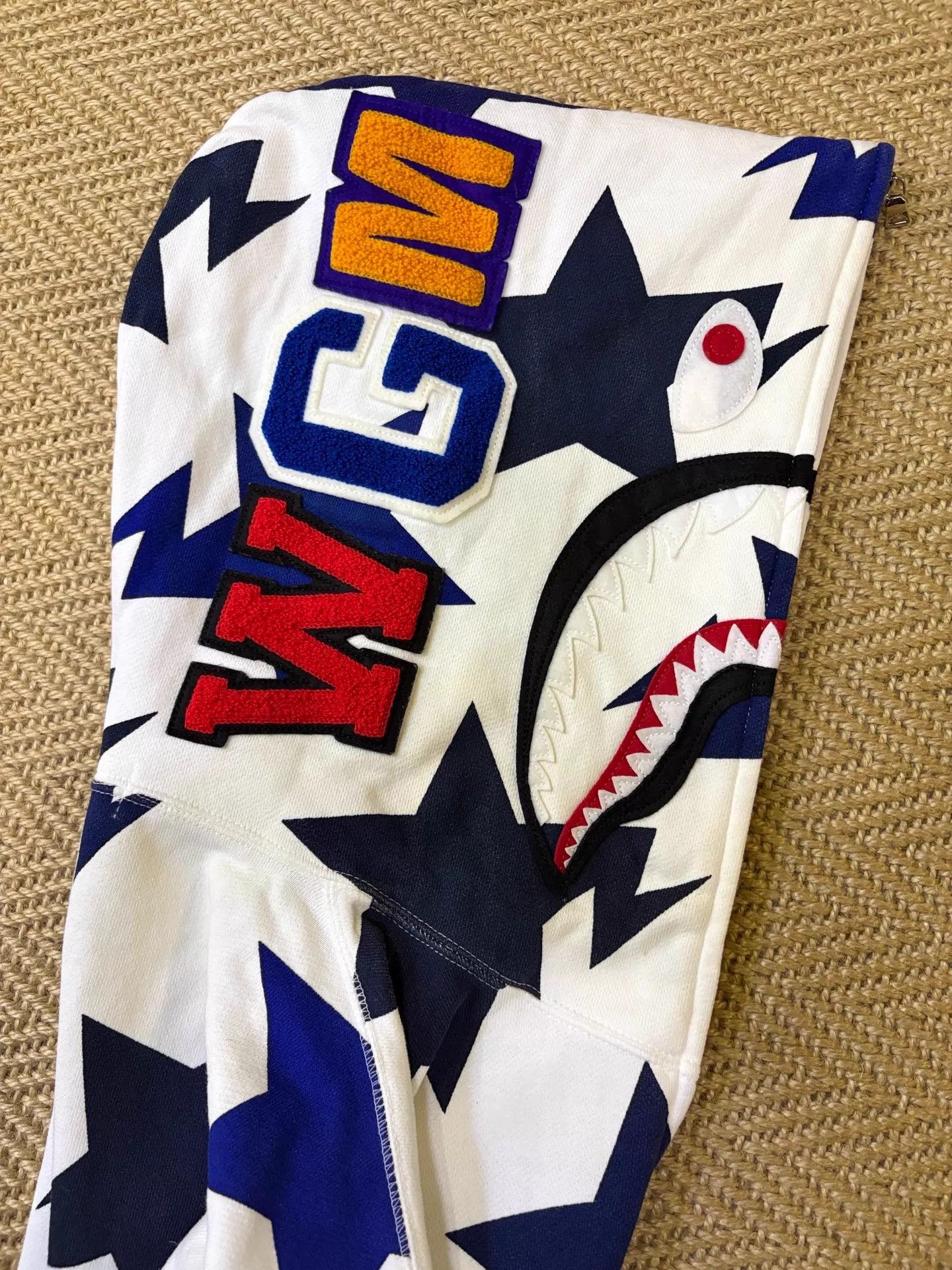 Bape BAPE NFS Meteor Shark Hoodie White M 2W Near New Size US M / EU 48-50 / 2 - 2 Thumbnail