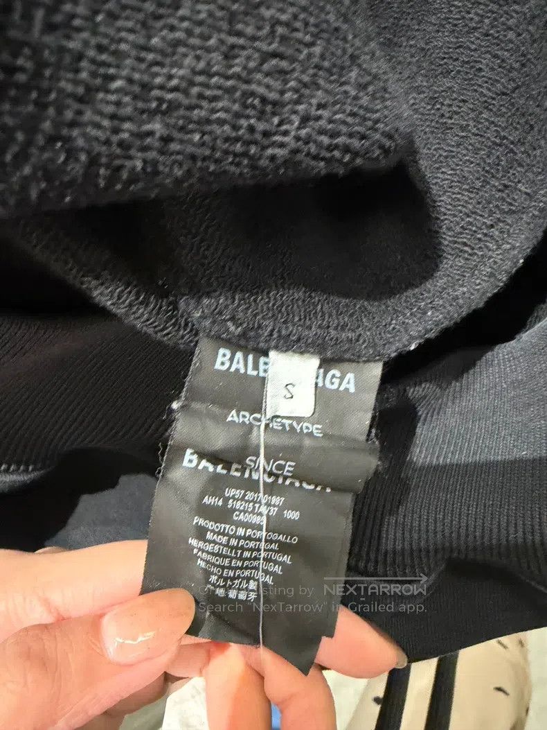 Balenciaga Balenciaga Back letter hoodie Size US S / EU 44-46 / 1 - 3 Thumbnail