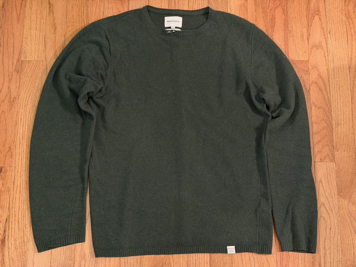Norse Projects Norse Projects Sigfred Lambswool in Deep Forest Size US M / EU 48-50 / 2 - 1 Thumbnail