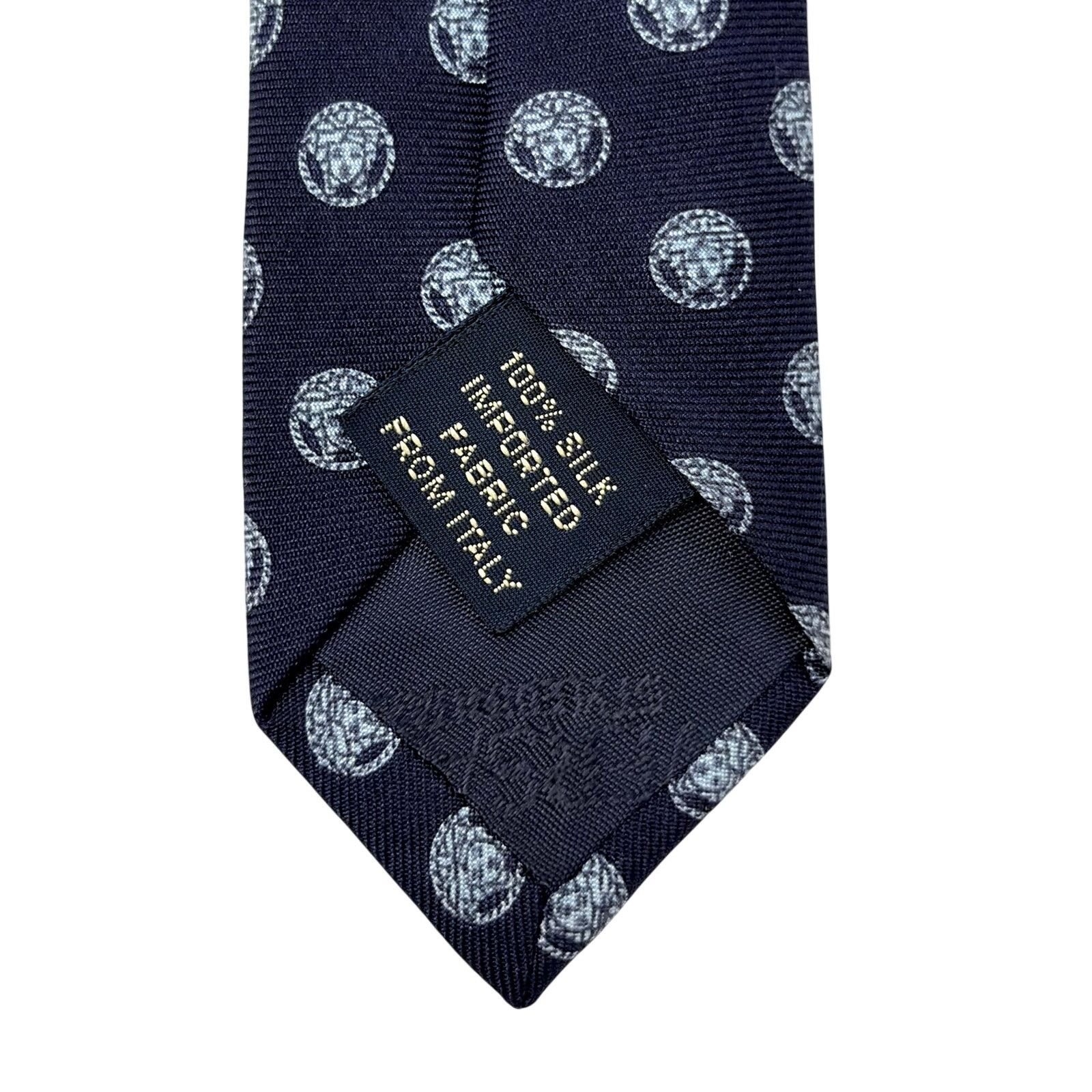 Versace Versace Medusa Logo Pattern Tie Size ONE SIZE - 6 Thumbnail