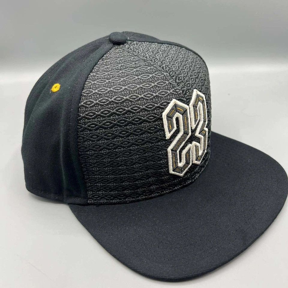Jordan Brand Air Jordan 23 Hat Men Black Retro Jumpman Strap Back Cap Size ONE SIZE - 4 Thumbnail
