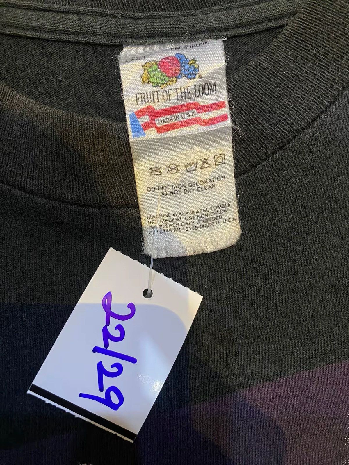 Fruit Of The Loom Eric Clapton Vintage 🇺🇸 Size US M / EU 48-50 / 2 - 3 Thumbnail