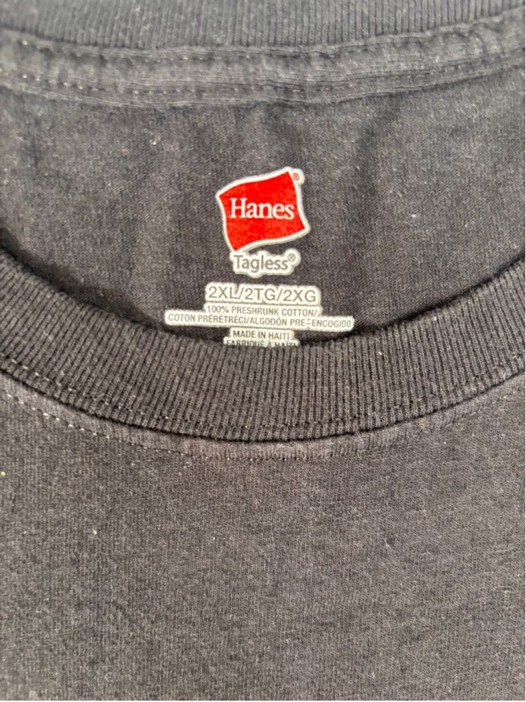 Hanes Men's Hanes T-shirt 2XL Black Cardinals Roots Size US XXL / EU 58 / 5 - 7 Thumbnail