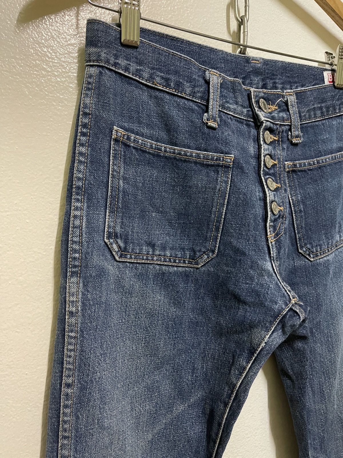 Japanese Brand × Vintage Bison Vintage Flare Boot Cut Jeans Size 27" / US 4 / IT 40 - 2 Thumbnail