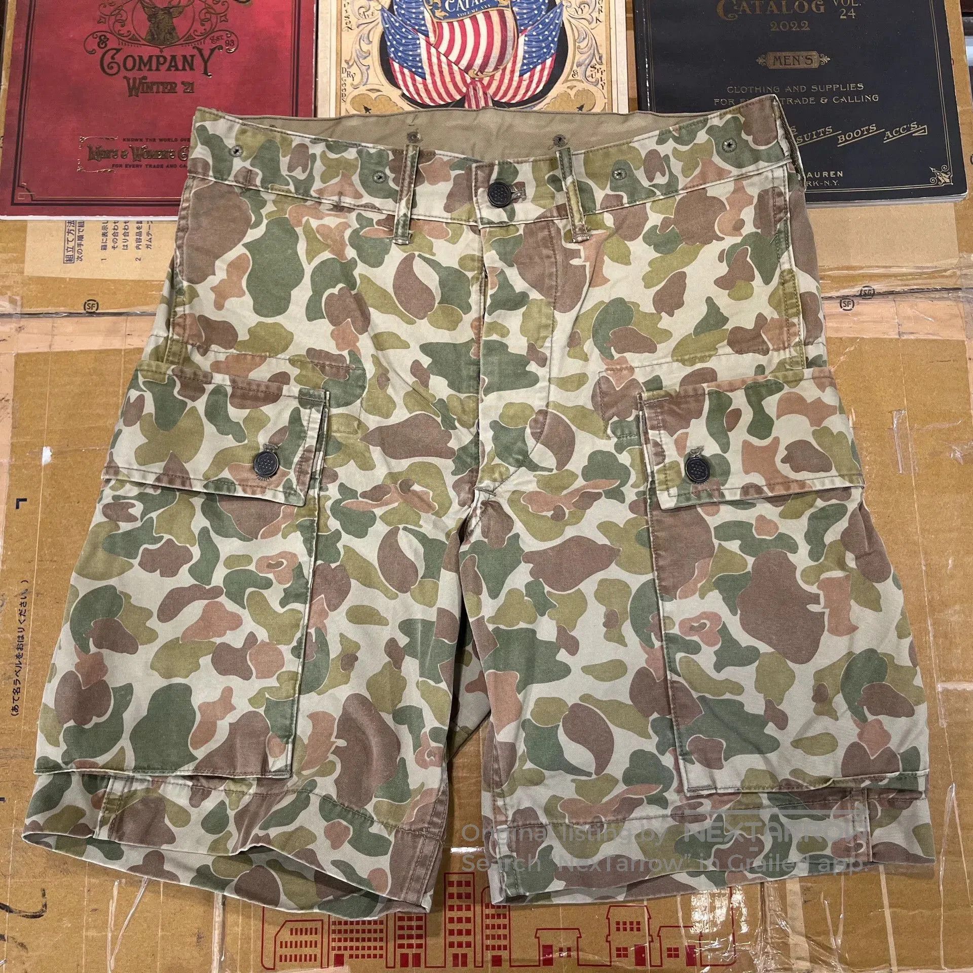 RRL Ralph Lauren RRL Camouflage Casual Shorts. Size US 29 - 1 Thumbnail