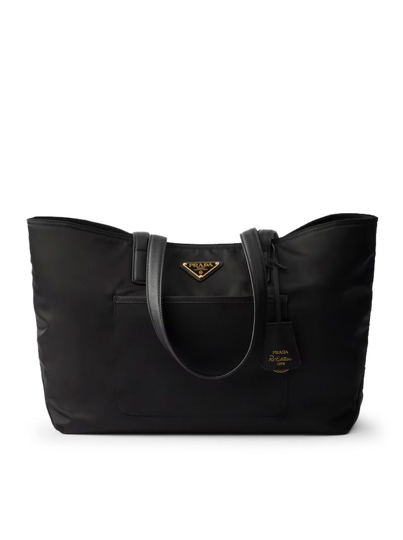 Prada RE-EDITION 1978 MEDIUM SHOPPING BAG IN RE-NYLON AND SAFFIANO Size ONE SIZE - 1 Thumbnail